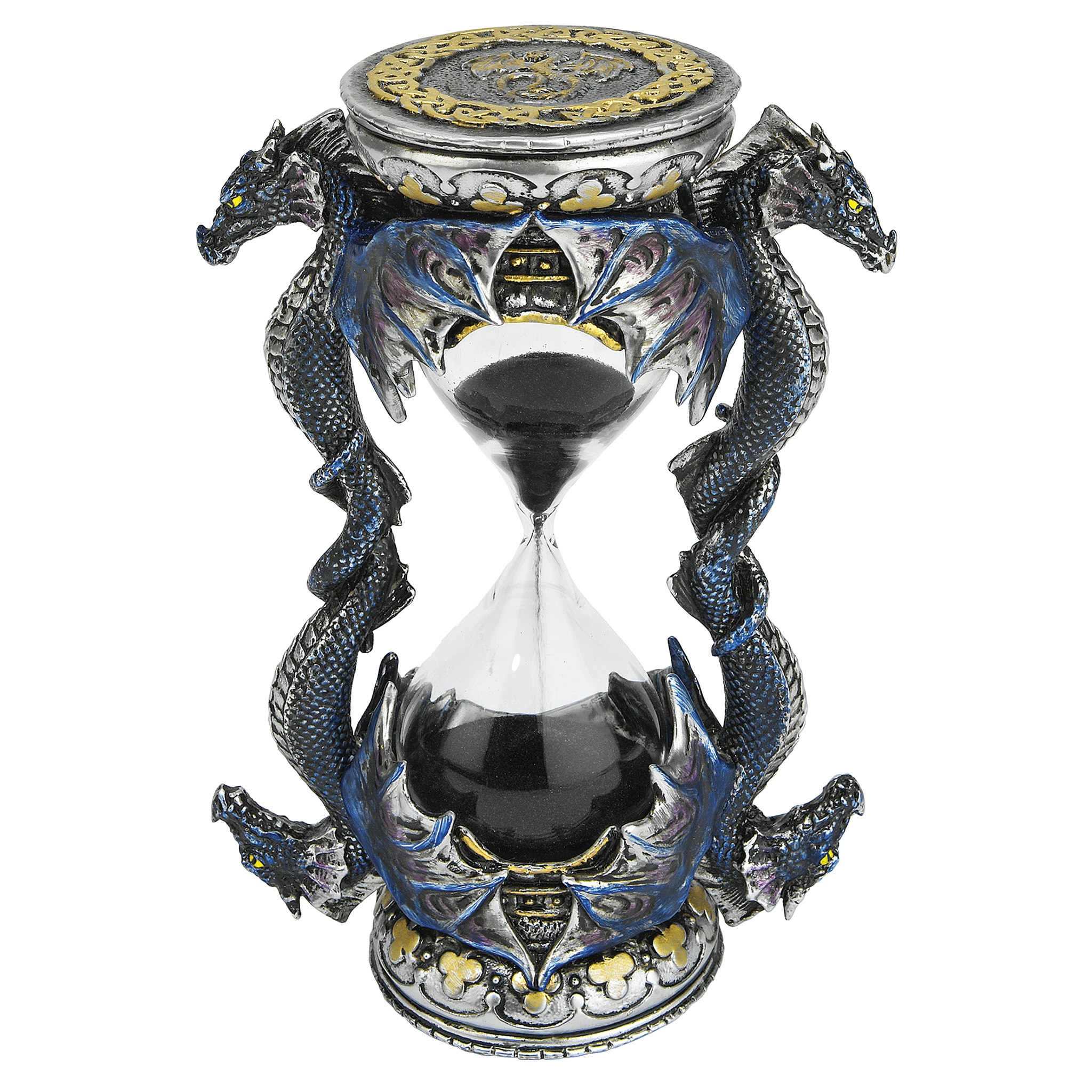 Toscano - Death's Door Dragon Sand Timer Hour Glass Statue