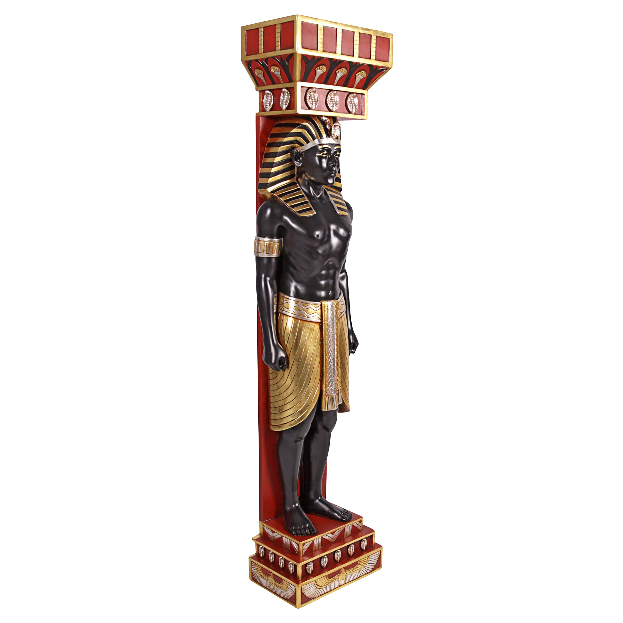 Toscano - Egyptian Scribe Telemon Wall Sculpture