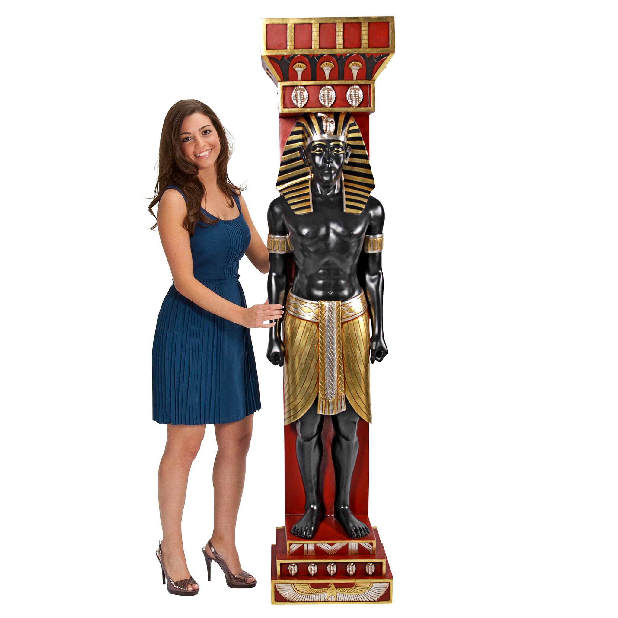Toscano - Egyptian Scribe Telemon Wall Sculpture
