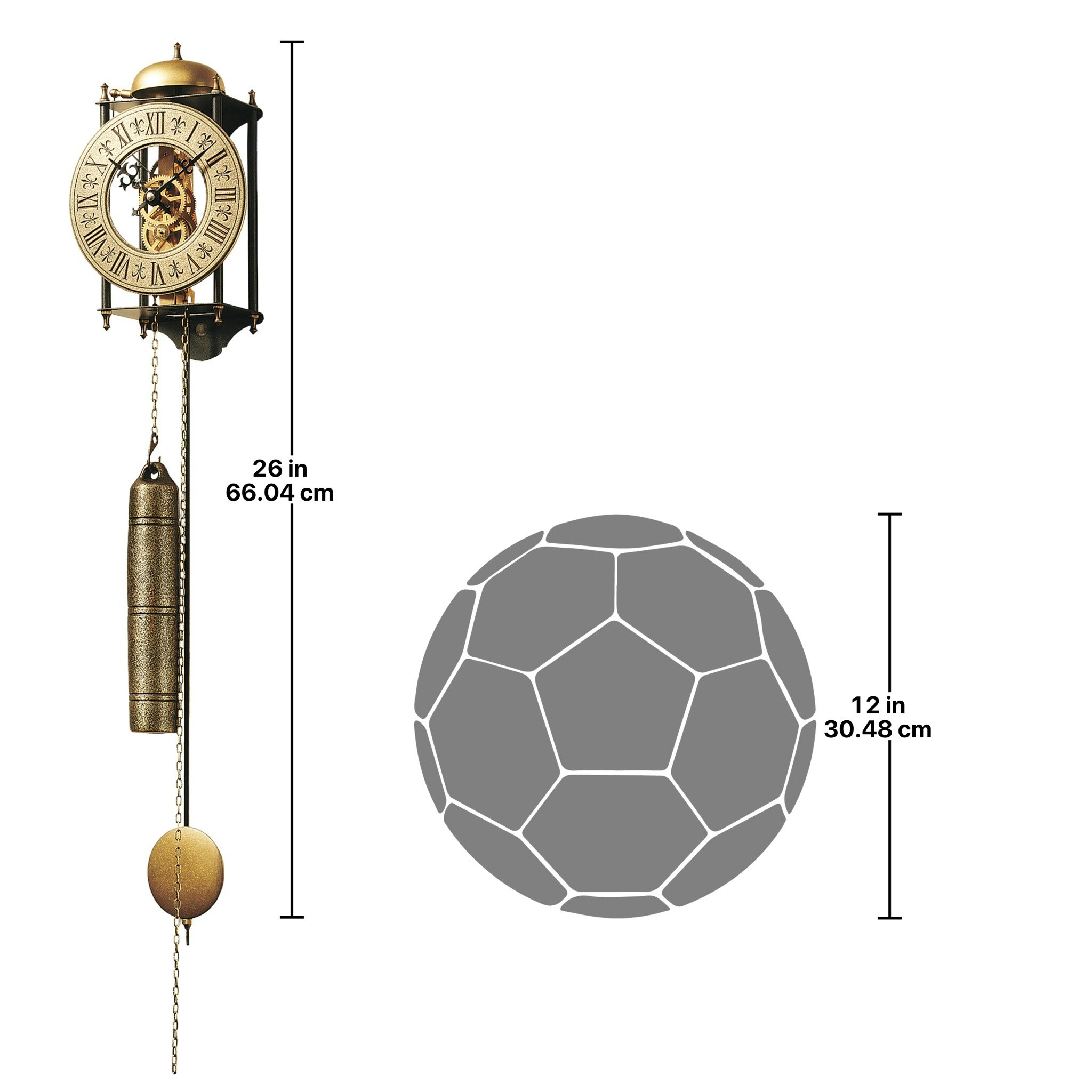 Toscano - The Templeton Regulator Wall Clock