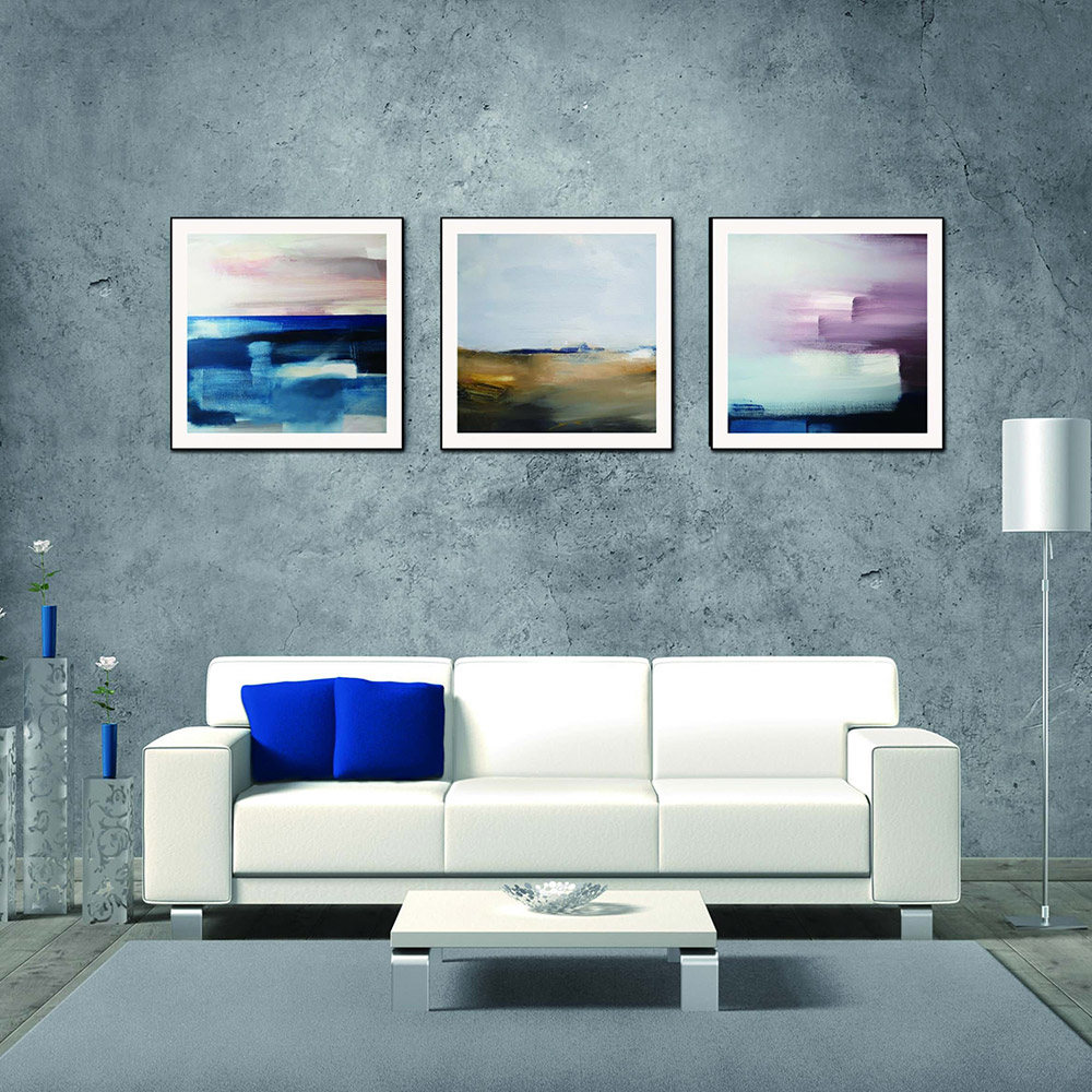 Whiteline - Isla 3-Piece Canvas Wall Art in Multicolor