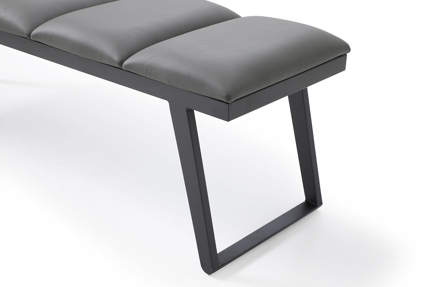 Whiteline Ethan Bench - Dark Gray