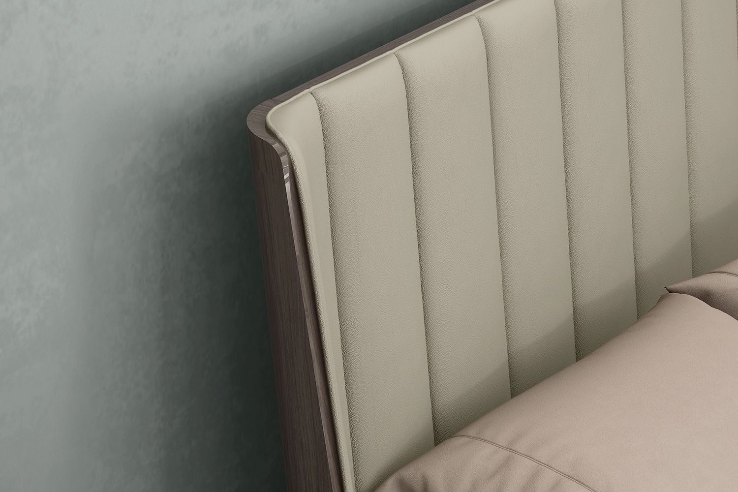 Whiteline Berlin Queen Size Bed - Gray
