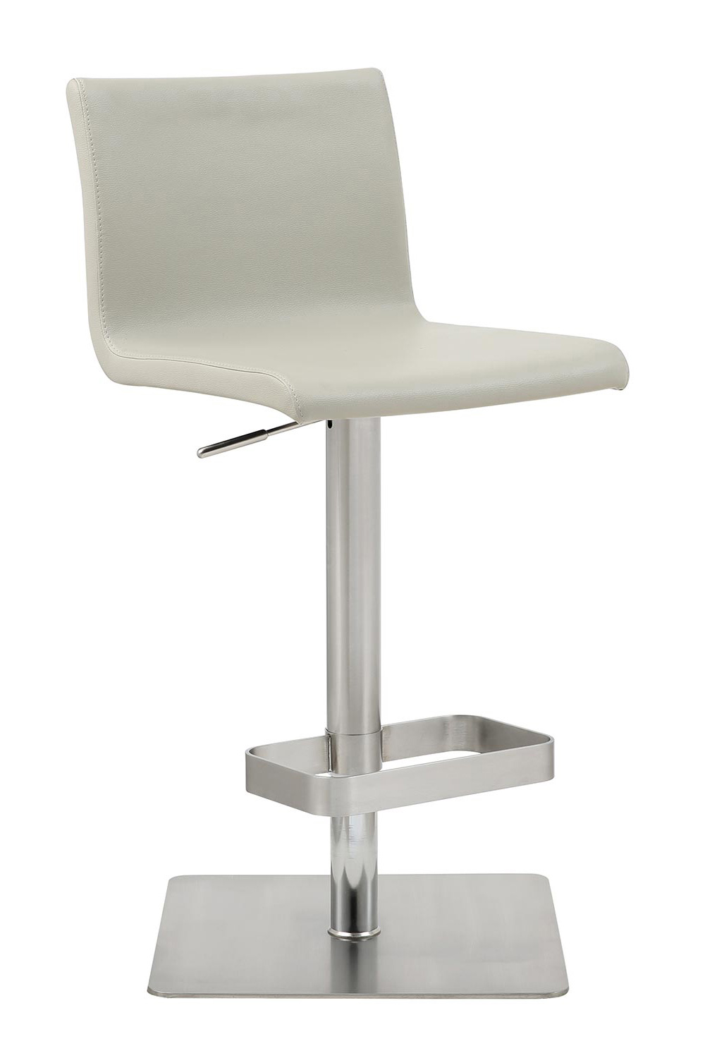 Whiteline Watson Barstool - Light Gray