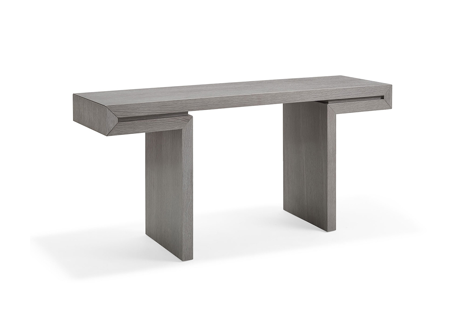 Whiteline Delaney Console - Gray Oak