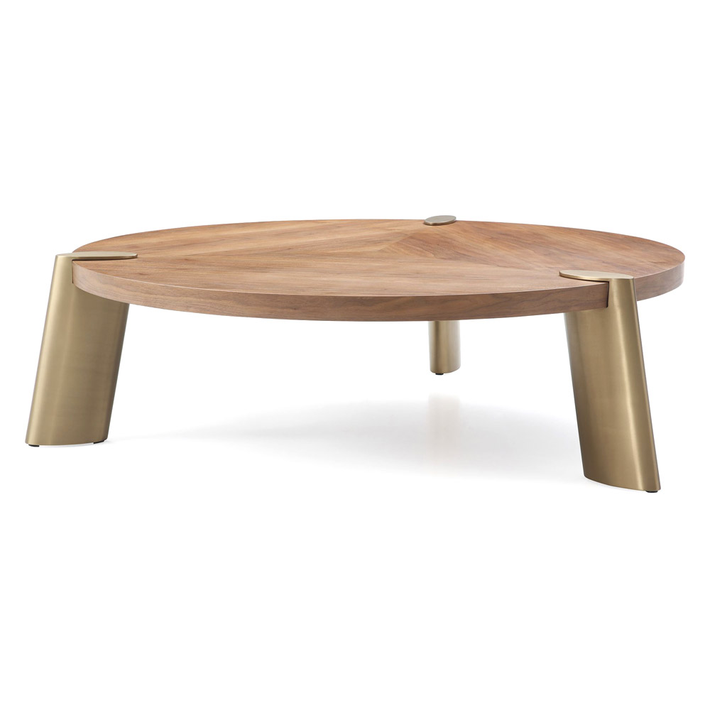 Whiteline Mimeo Coffee Table - Walnut