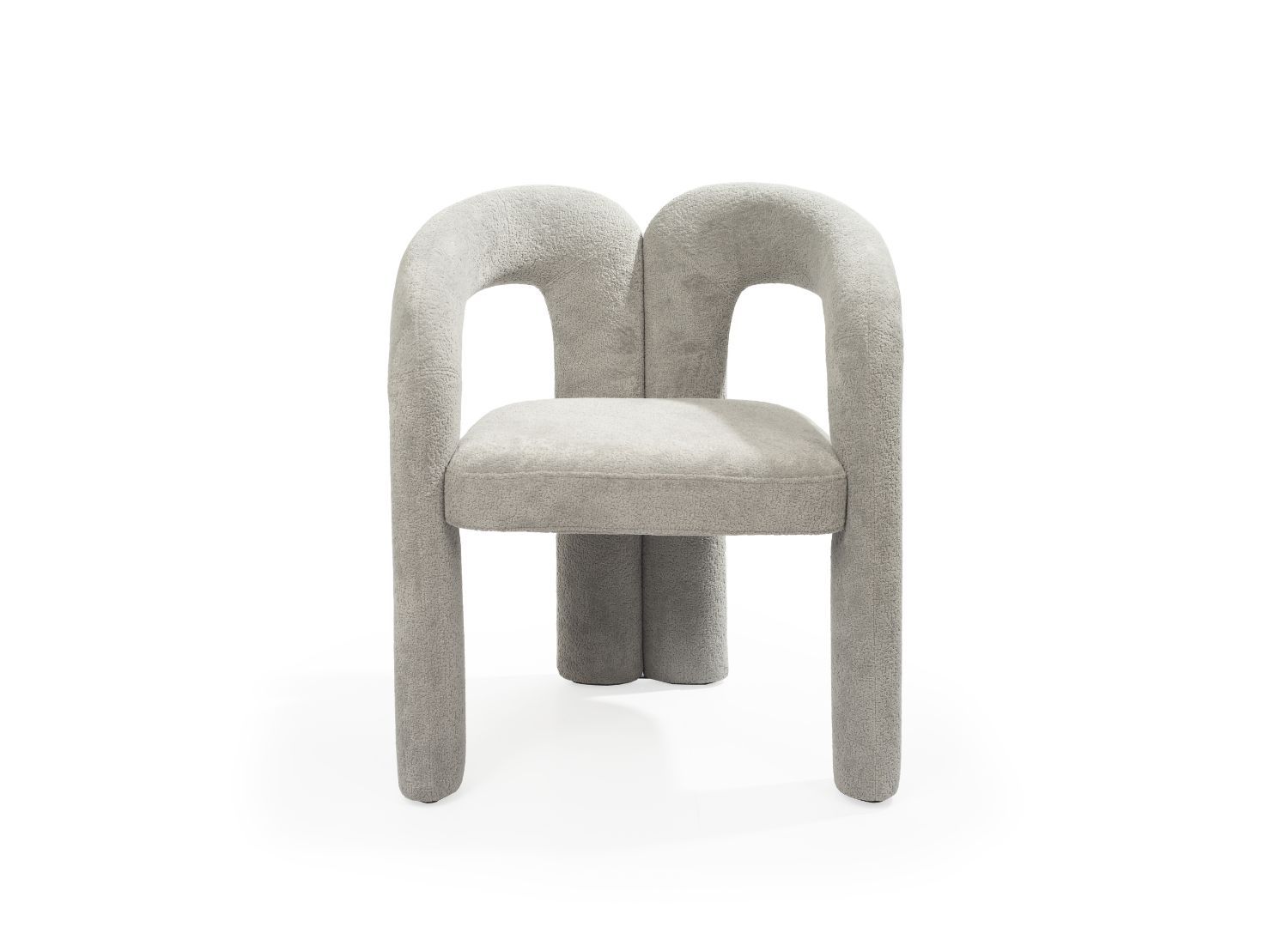 Whiteline Mirage Dining Armchair - Dark Gray
