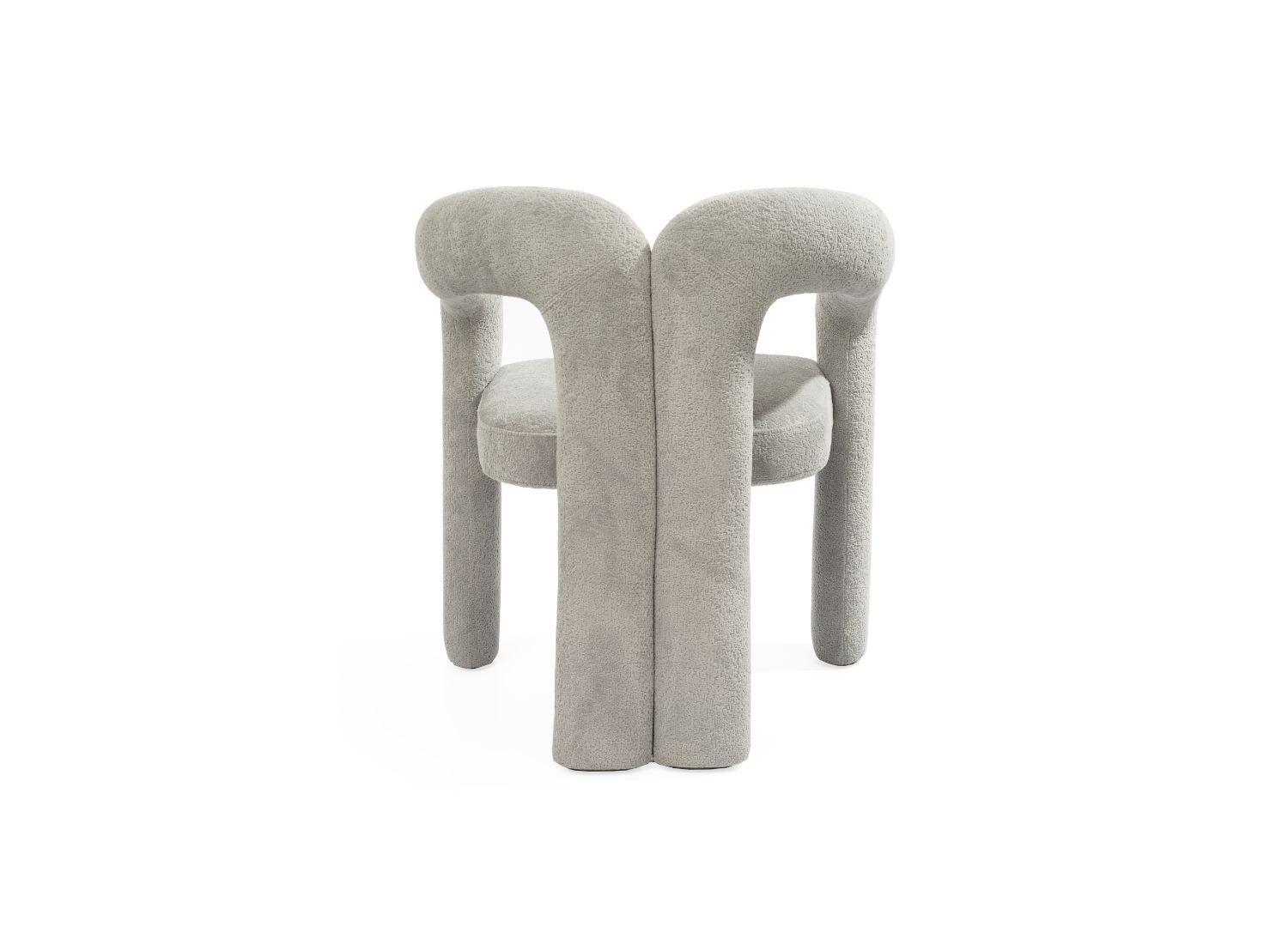 Whiteline Mirage Dining Armchair - Dark Gray