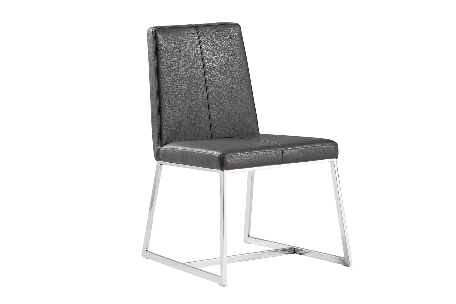 Whiteline - Egypto Dining Chair in Dark Gray