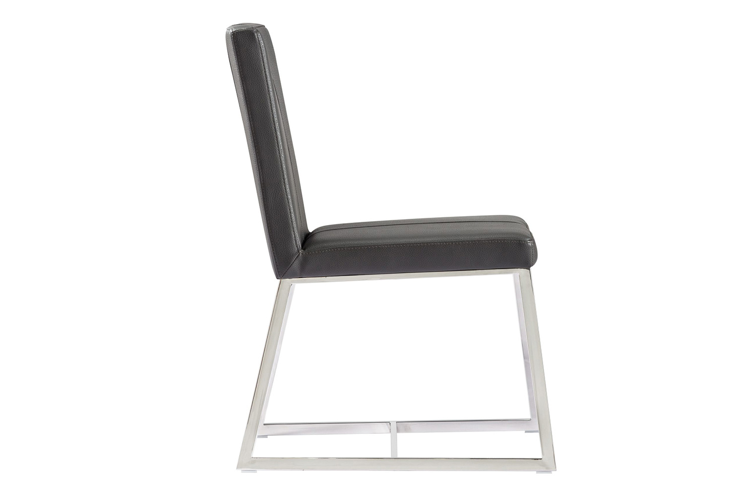 Whiteline - Egypto Dining Chair in Dark Gray