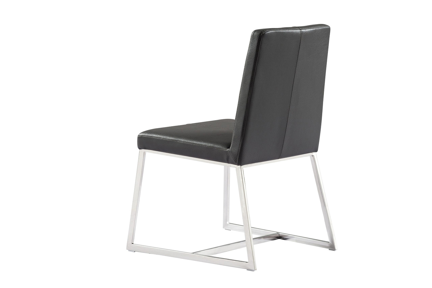 Whiteline - Egypto Dining Chair in Dark Gray