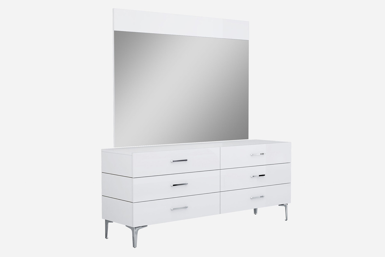 Whiteline - Diva Double Dresser in White