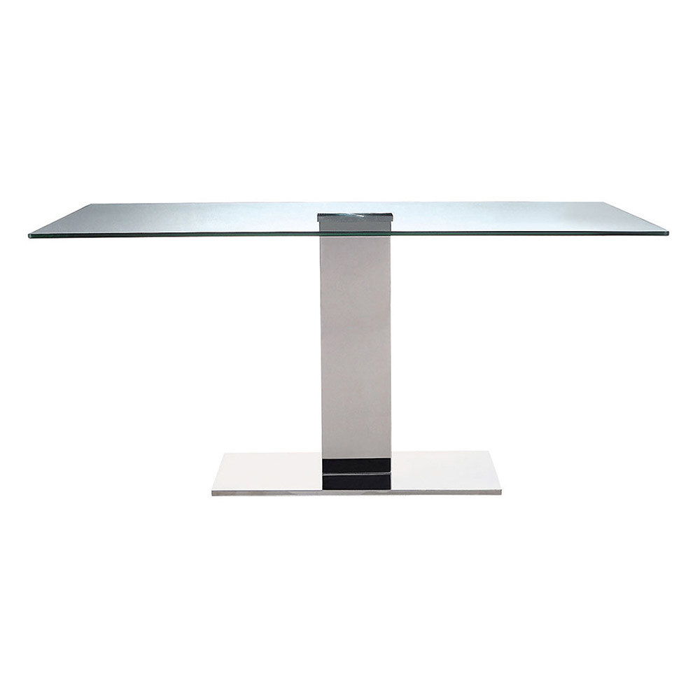 Whiteline - Genoa Dining Table in Glass