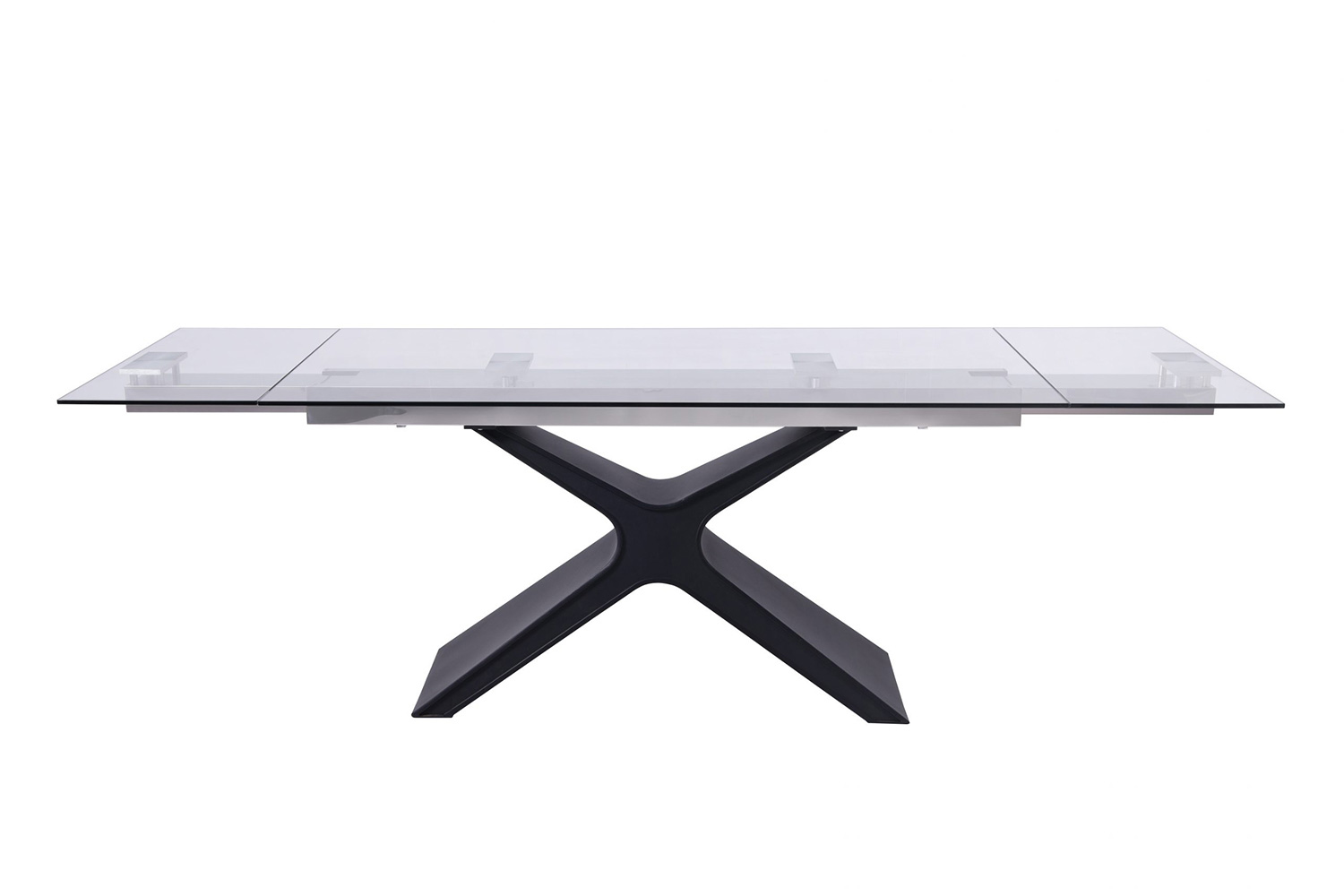 Whiteline - West Extendable Dining Table in Black