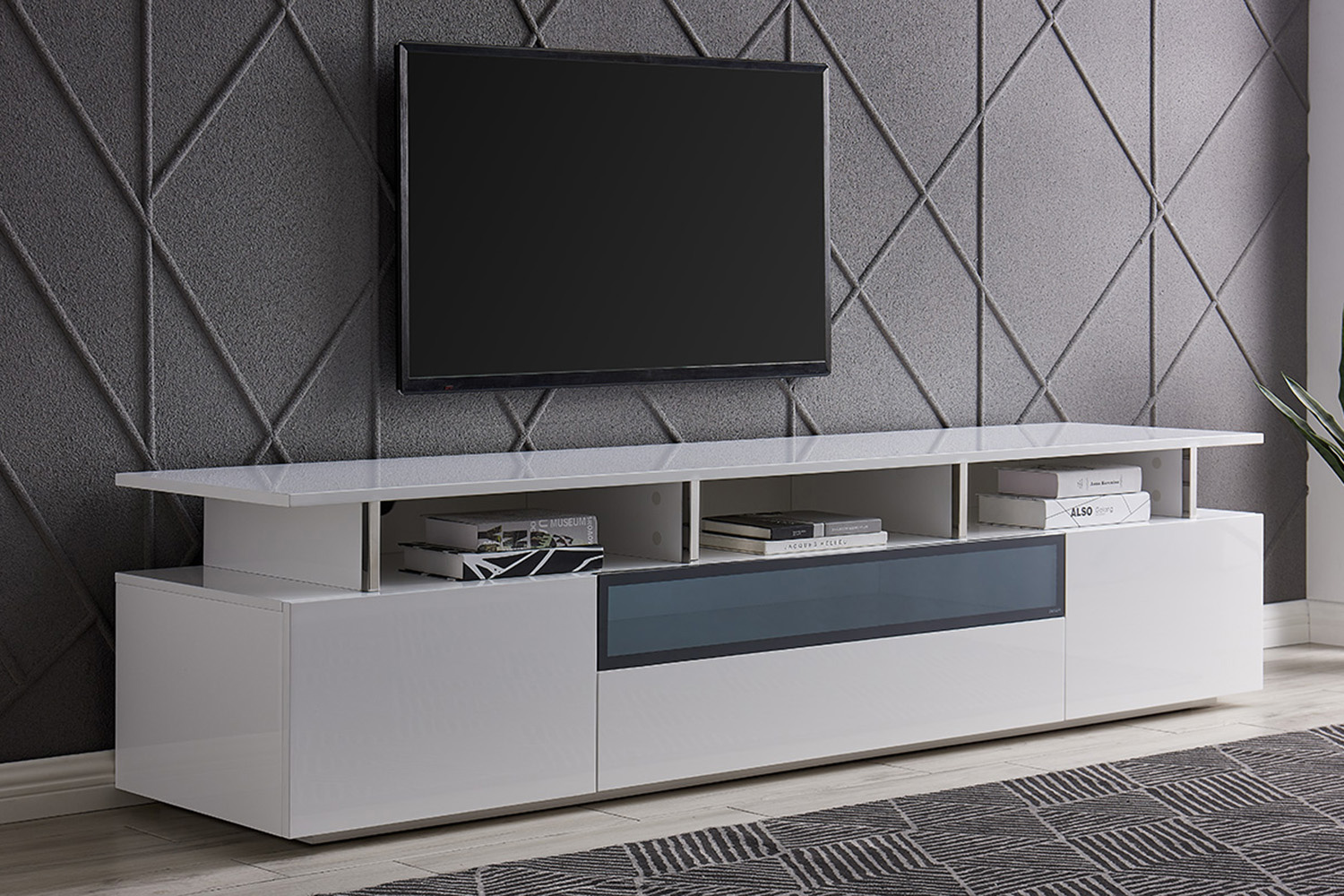 Whiteline - Taylor TV Unit in White