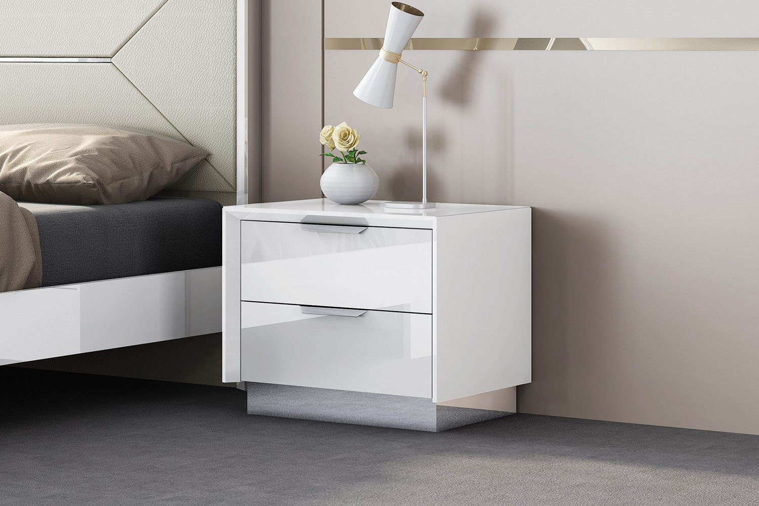 Whiteline - Navi Nightstand