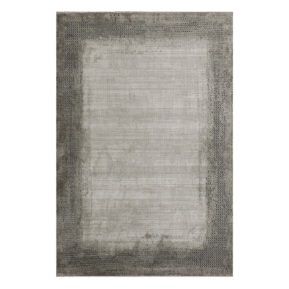 Whiteline Ada Rug - Beige/Gray, W 63"