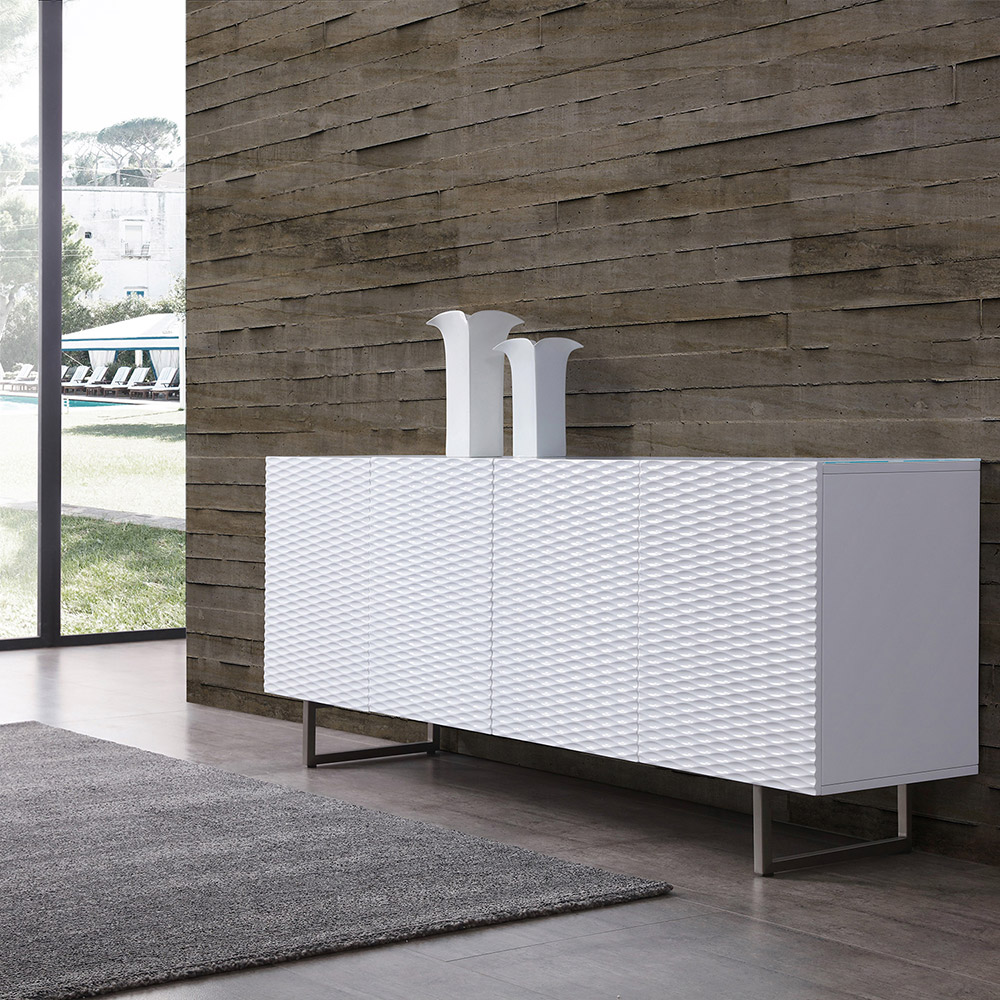 Whiteline Wally Buffet - White