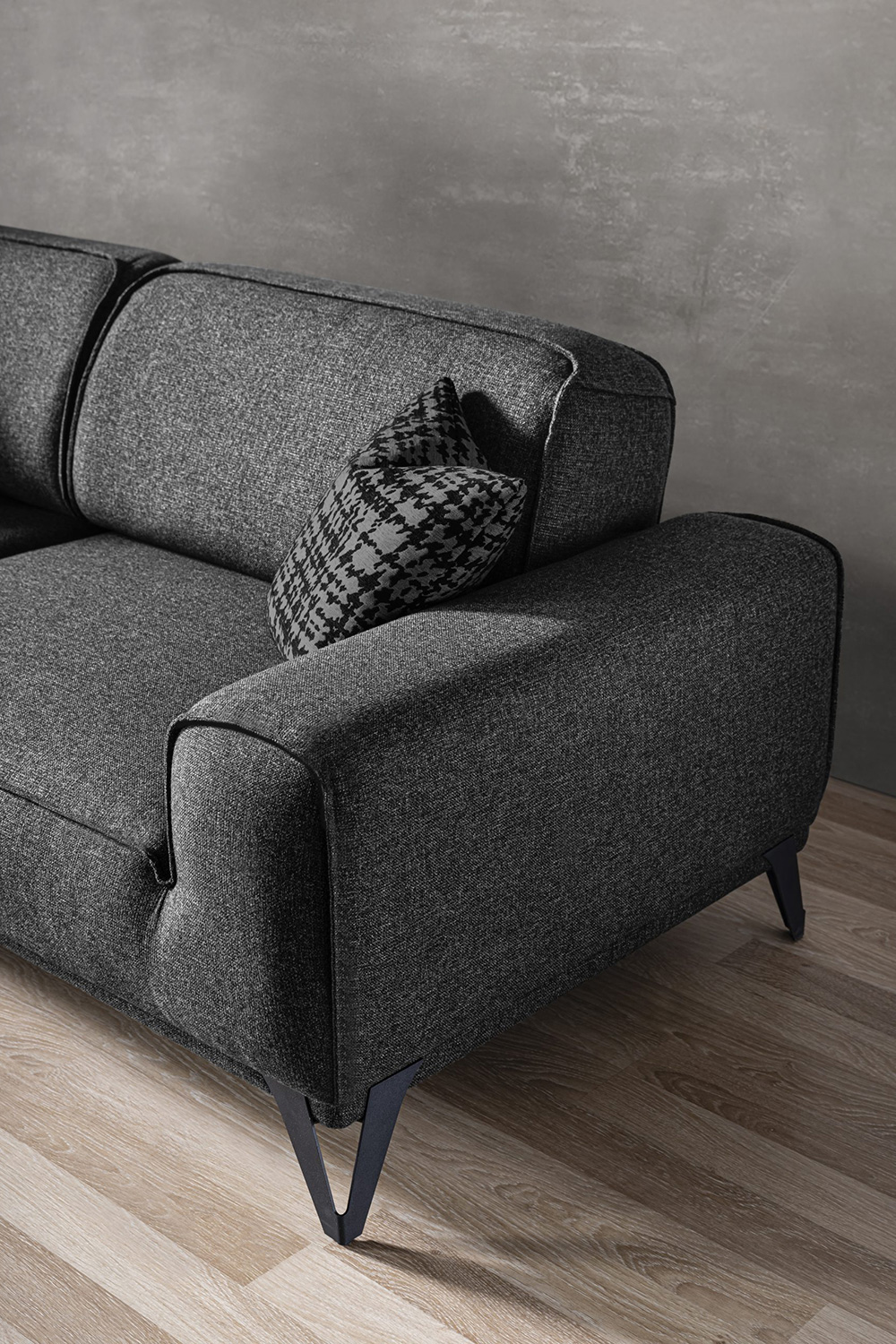 Whiteline Bursa Sofa Bed - Dark Gray
