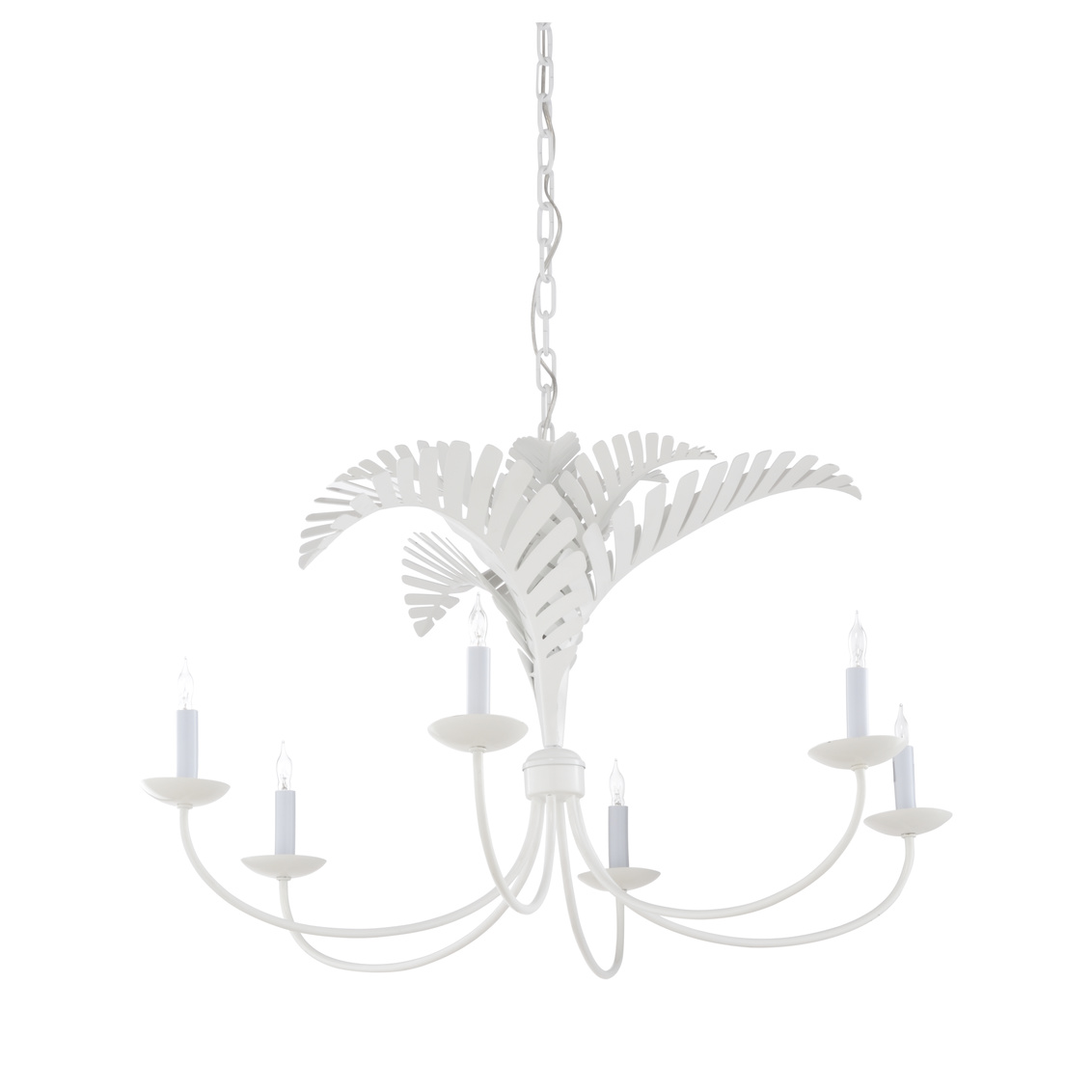 Wildwood Royal Palm Chandelier - White