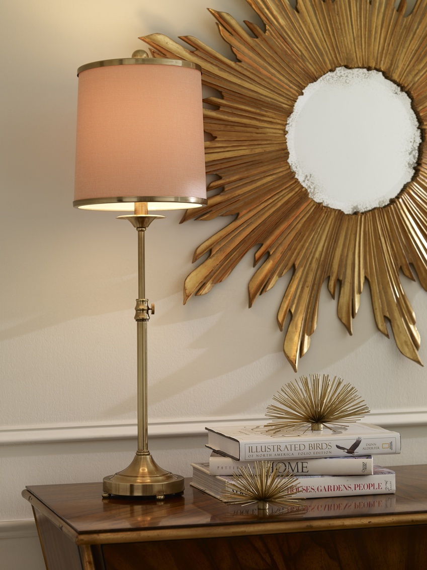 Wildwood Adjustable Table Lamp - Antique Brass, Iron