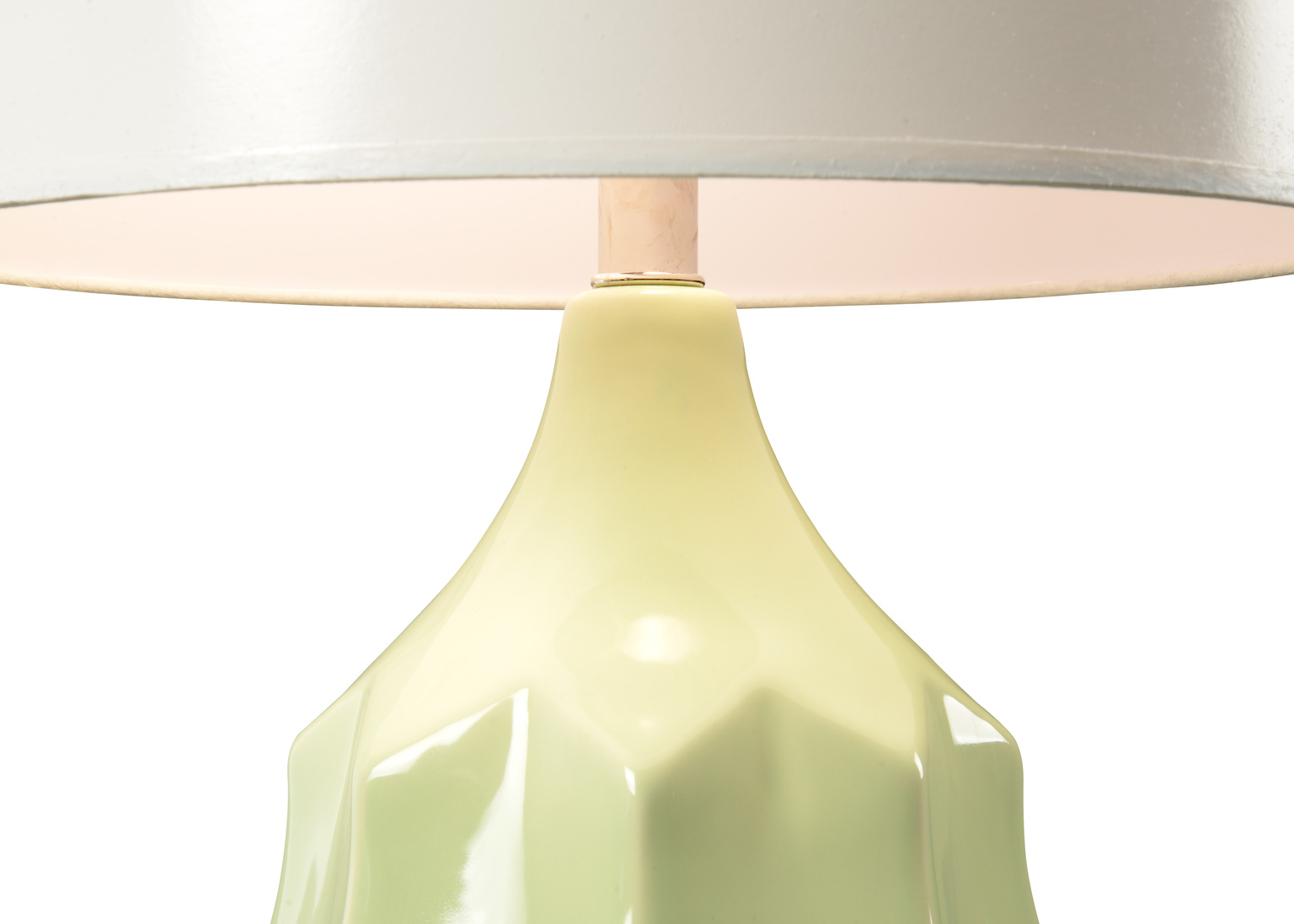 Wildwood Citron Cocktail Lamp - White Shade