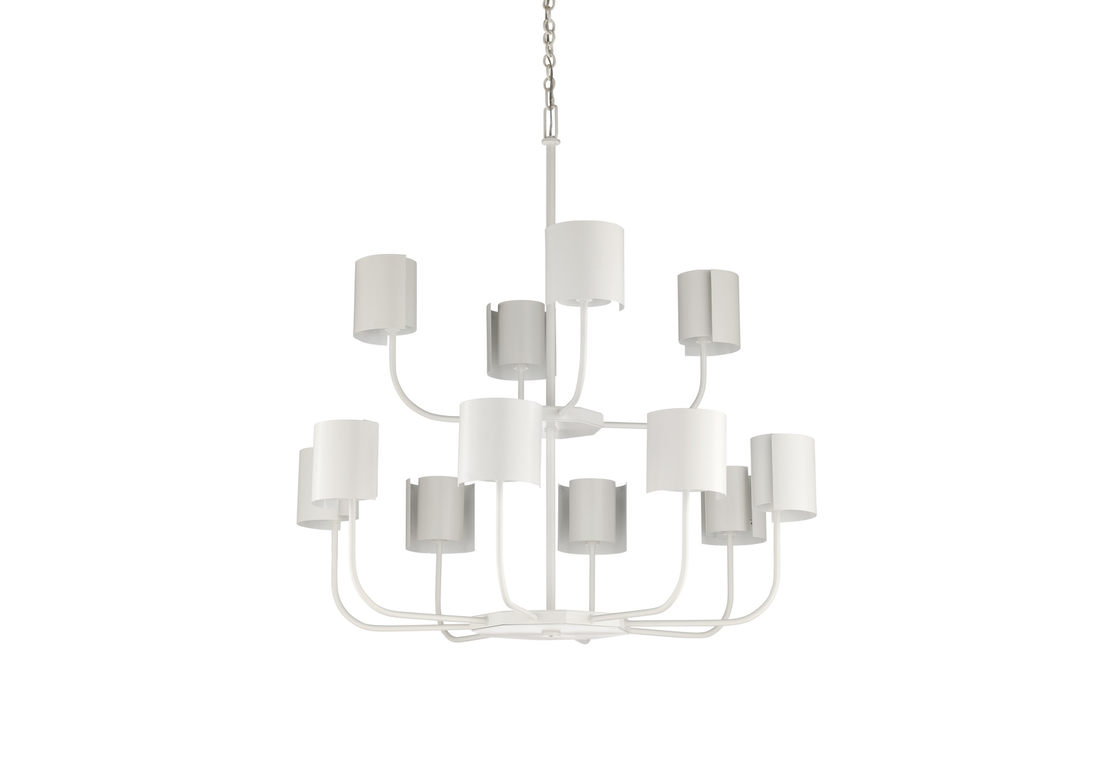Wildwood Castle Yard Chandelier (Dbl) - White