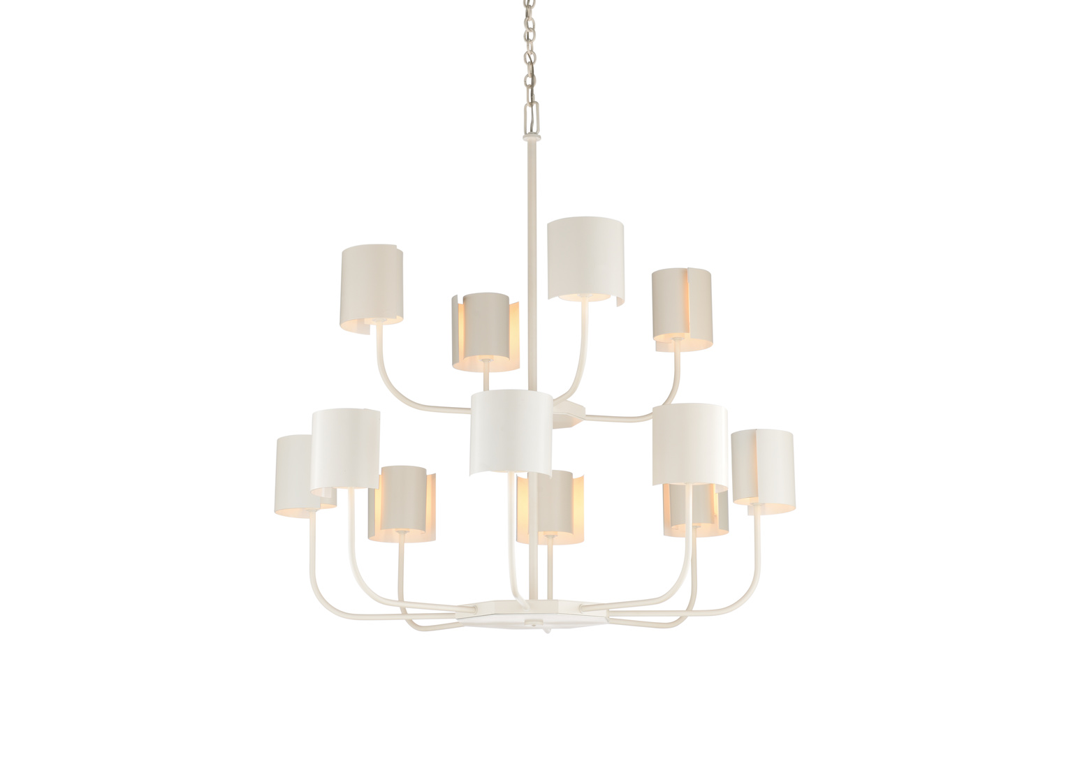 Wildwood Castle Yard Chandelier (Dbl) - White