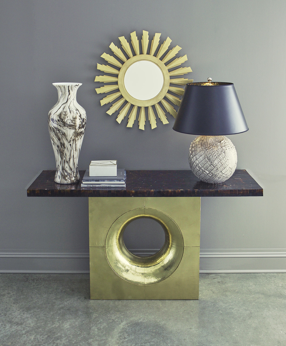 Wildwood Ally Lamp - Cream/Gray Glaze, Ceramic/Porcelain