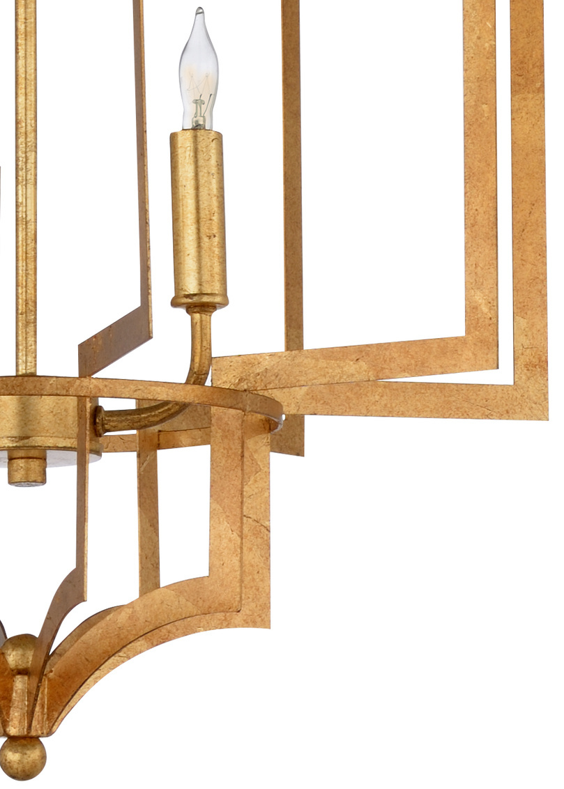 Wildwood Dover Chandelier - Gold