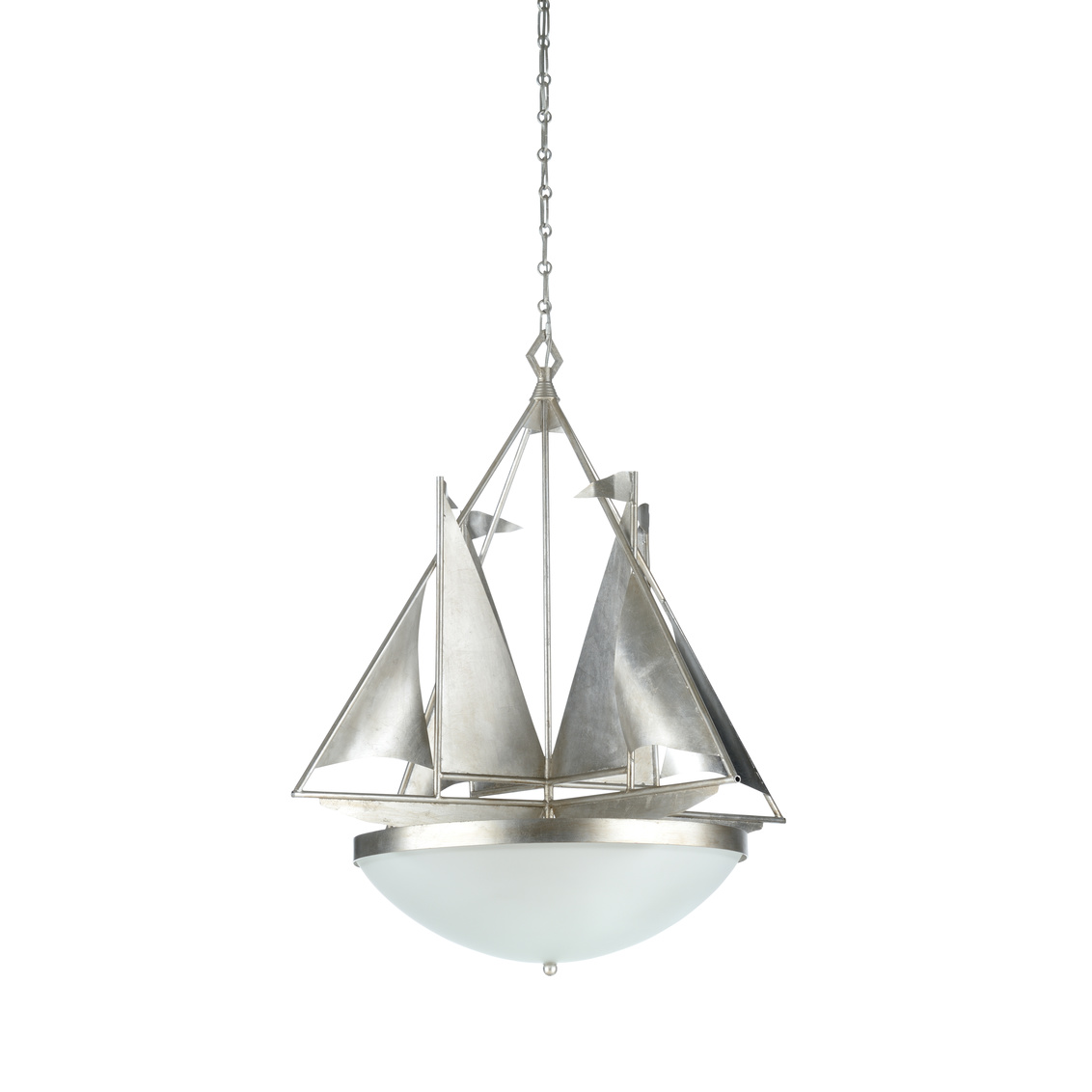 Wildwood Regatta Chandeler - Silver