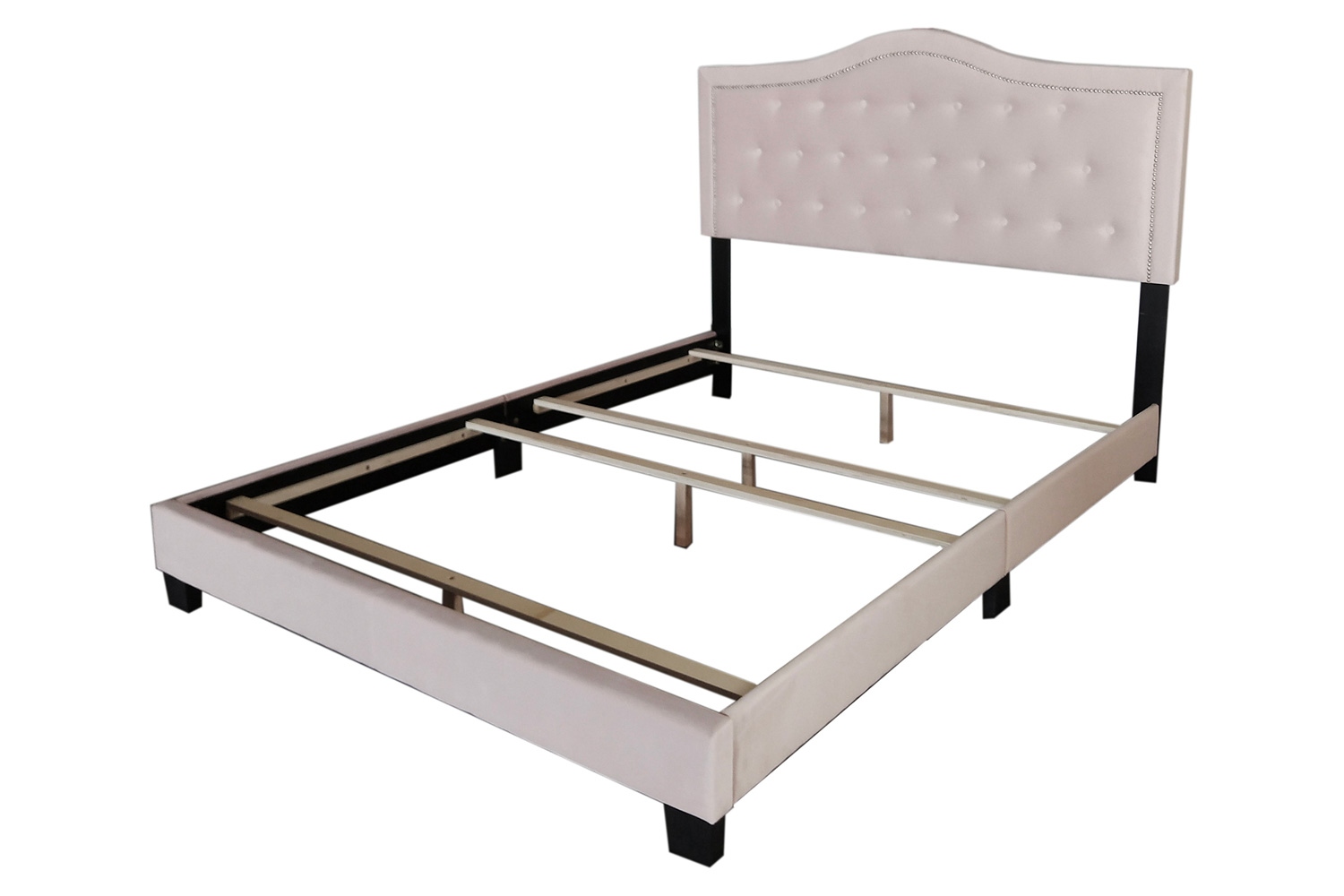 Worldwide Pixie 60" Queen Bed - Blush Pink