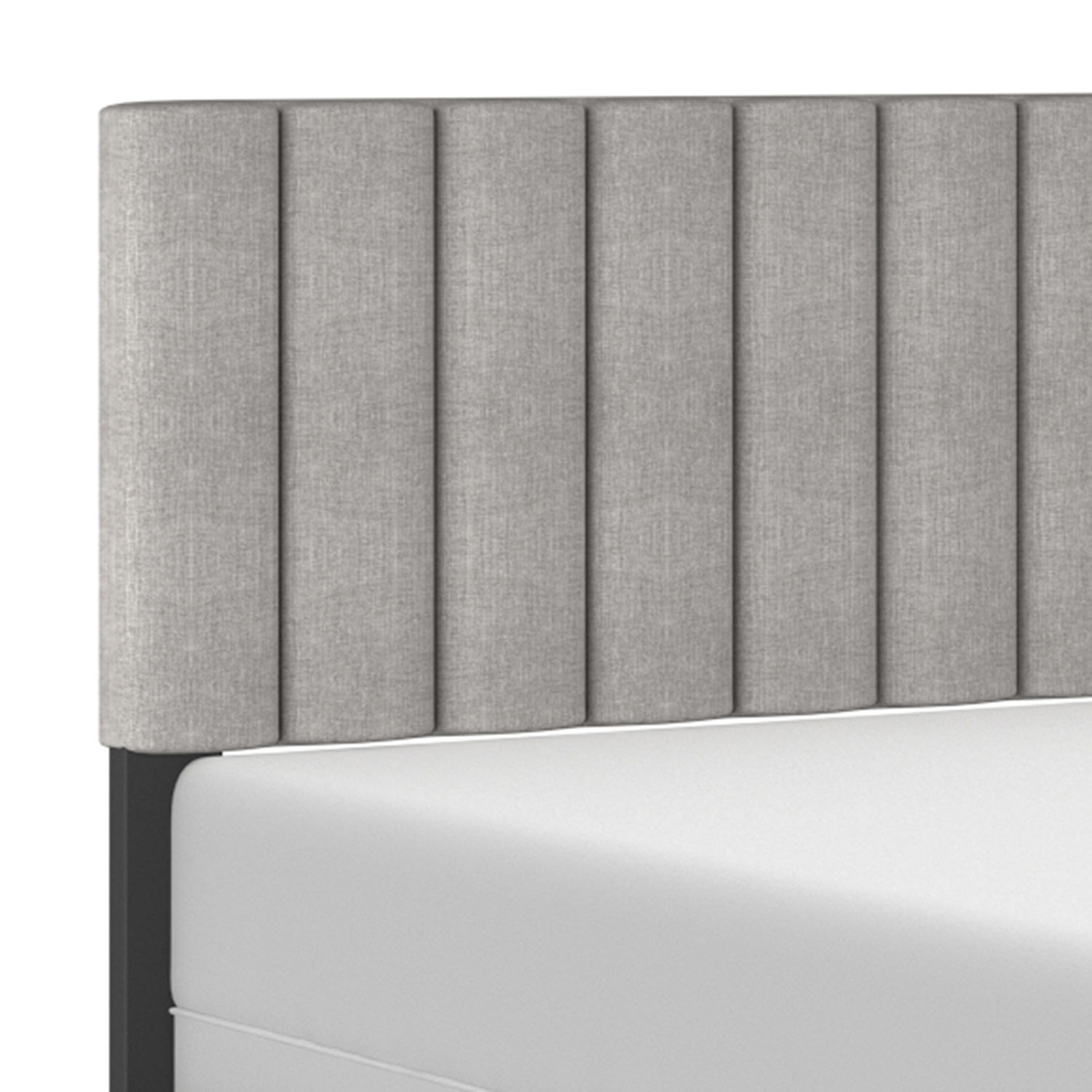 Worldwide Jedd 60" Queen Bed - Light Gray