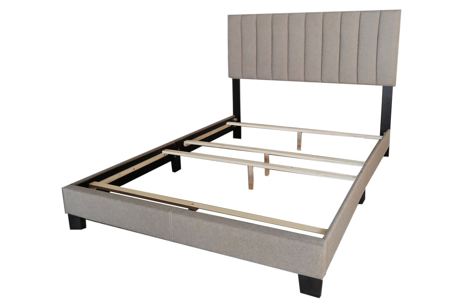 Worldwide Jedd 60" Queen Bed - Light Gray