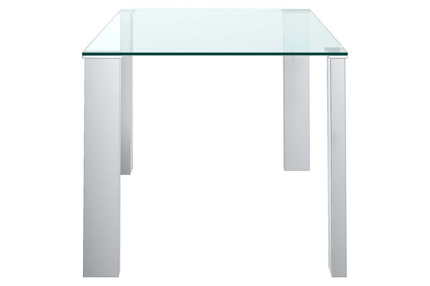Worldwide - Frankfurt Rectangular Dining Table in Stainless Steel