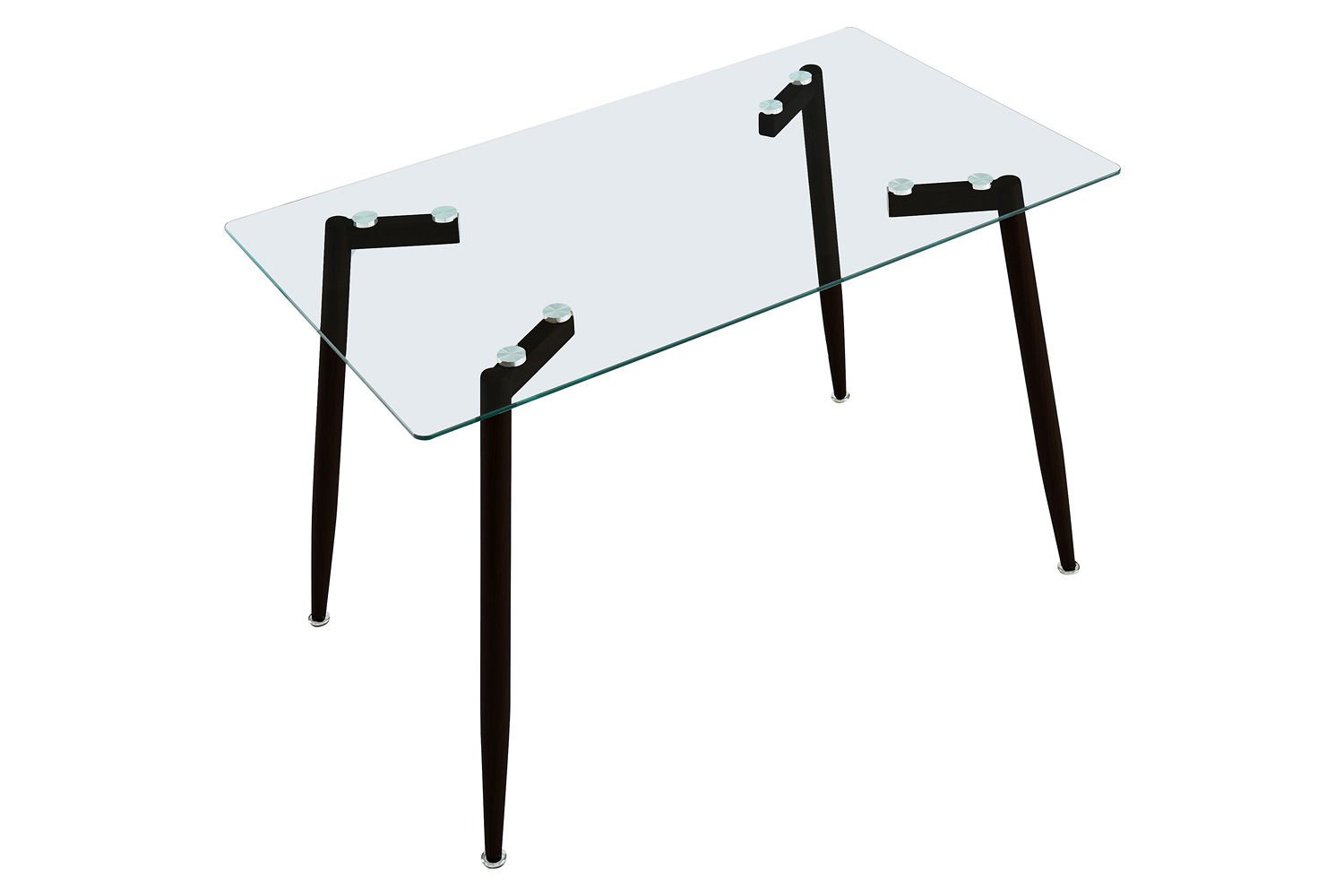 Worldwide Abbot Rectangular Dining Table - Black
