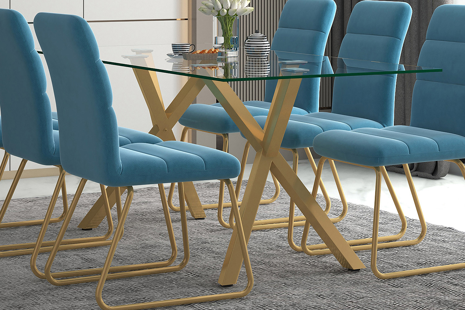 Worldwide - Stark Rectangular Dining Table