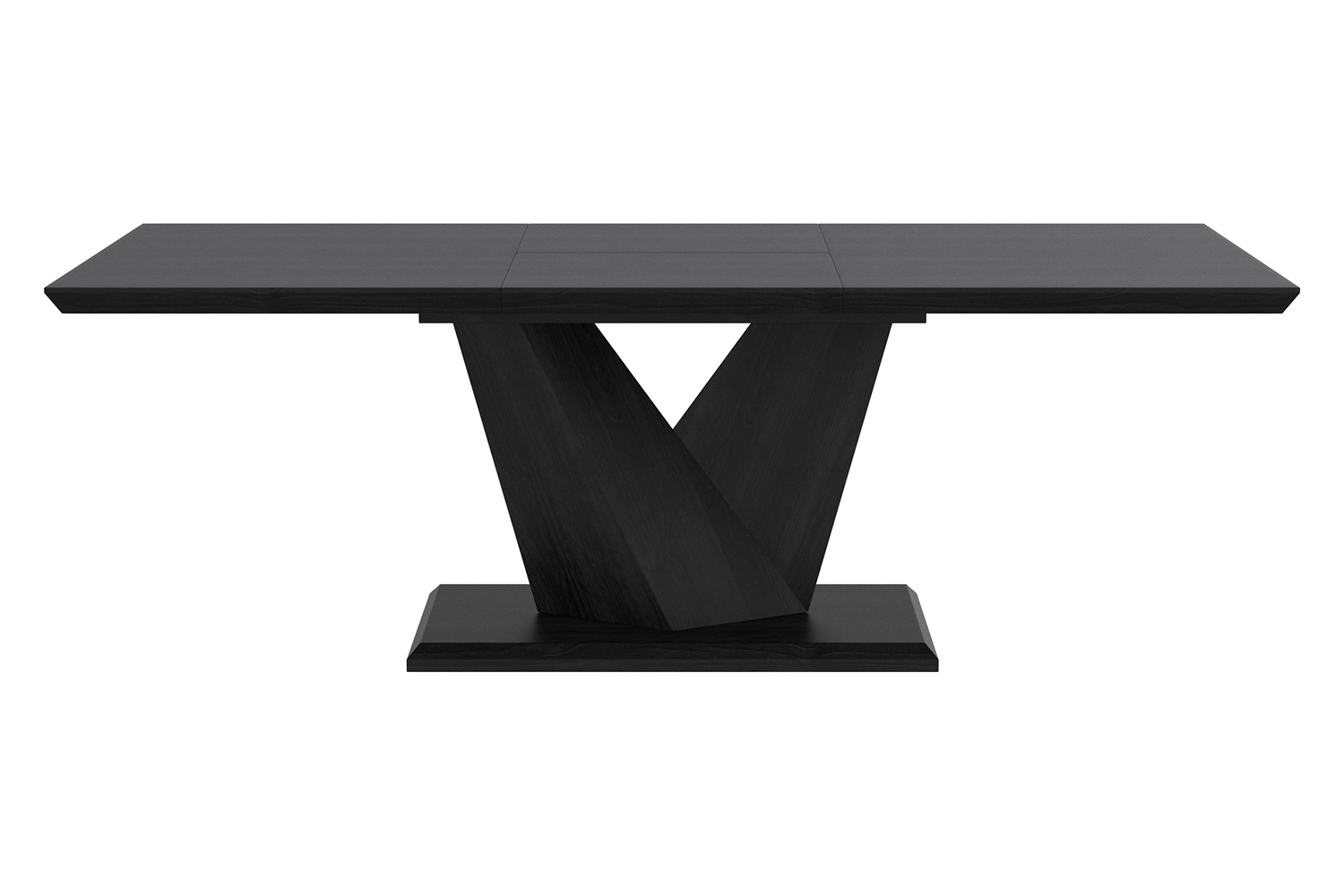 Worldwide Eclipse Dining Table with Extension - Black