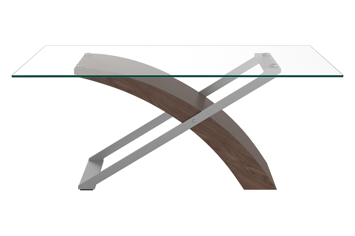 Worldwide - Veneta Rectangular Dining Table in Walnut