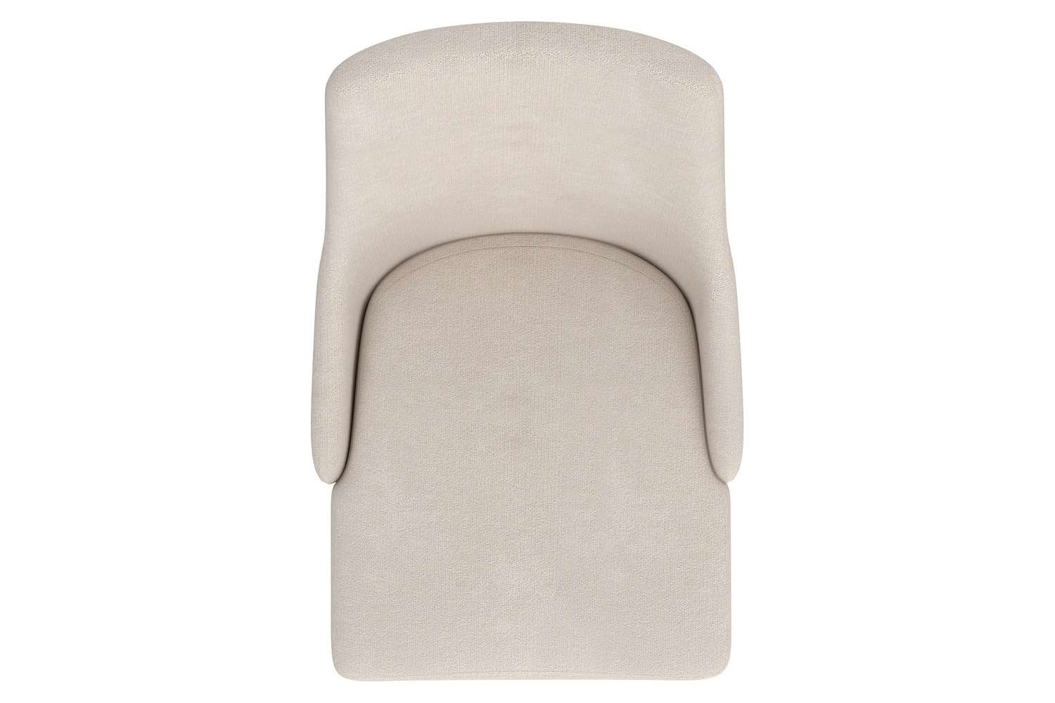 Worldwide Cora Side Chair Set of 2 - Beige/Walnut