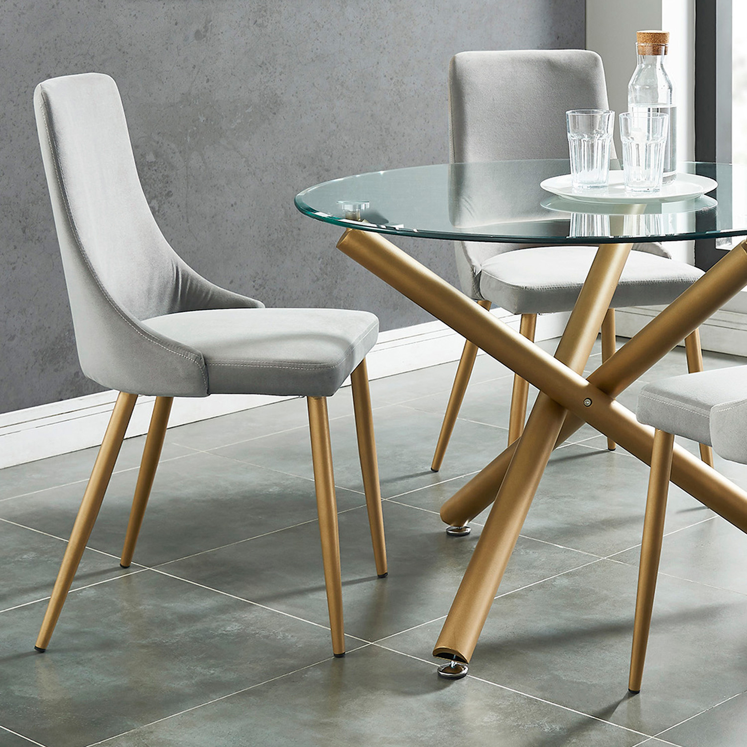 Worldwide - Carmilla Side Chair Set of 2