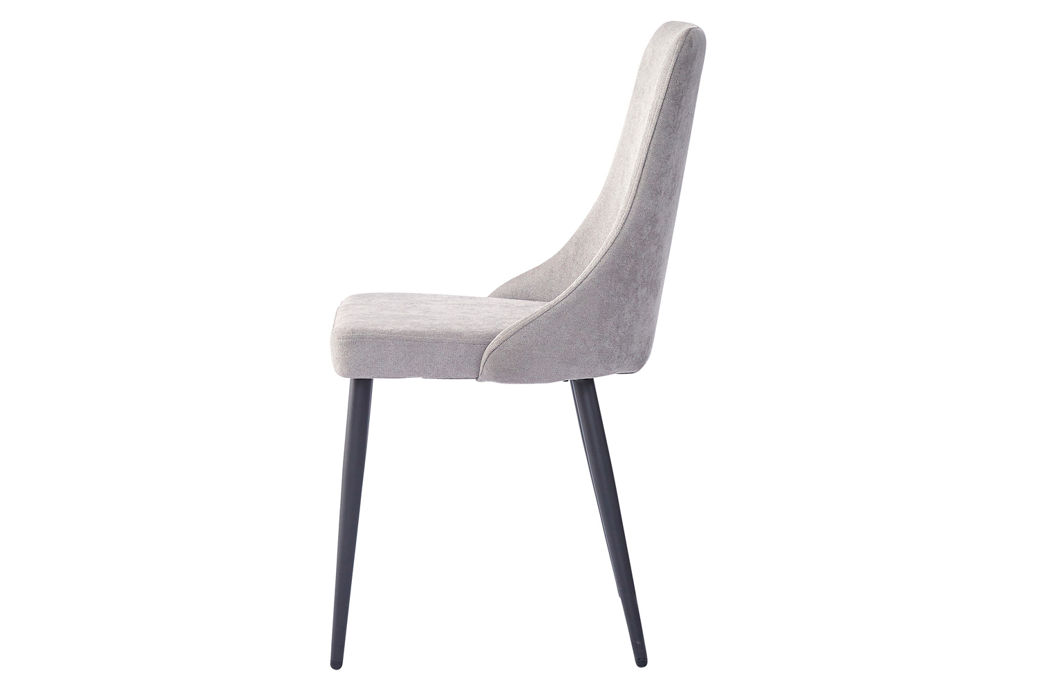Worldwide Venice Side Chair Set of 2 - Gray/Black