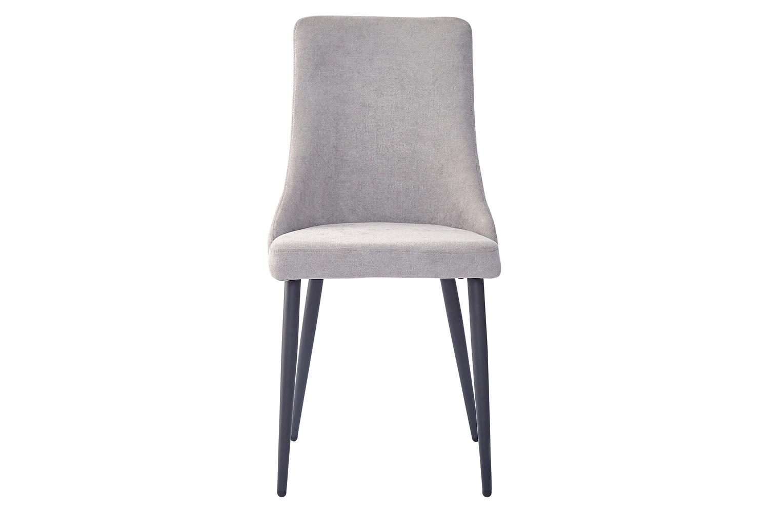 Worldwide Venice Side Chair Set of 2 - Gray/Black