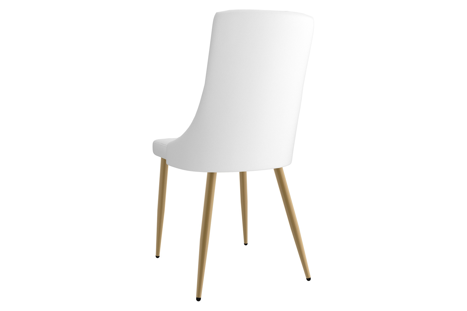 Worldwide Antoine Side Chair Set of 2 - White/Aged Gold