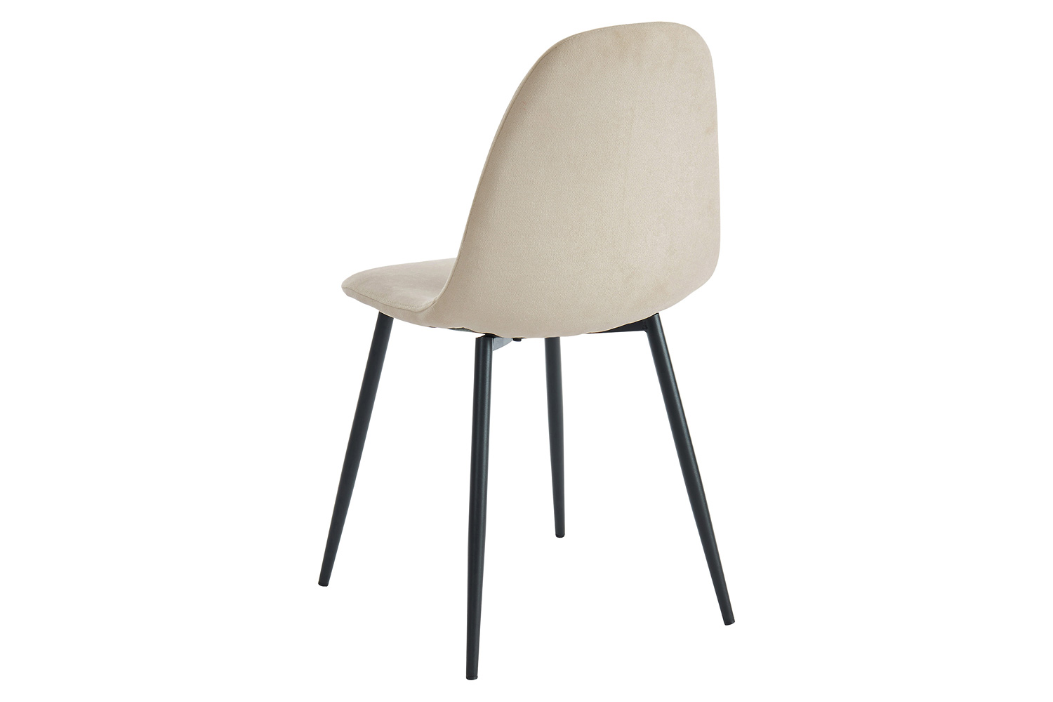Worldwide Olly Side Chair Set of 4 - Beige/Black