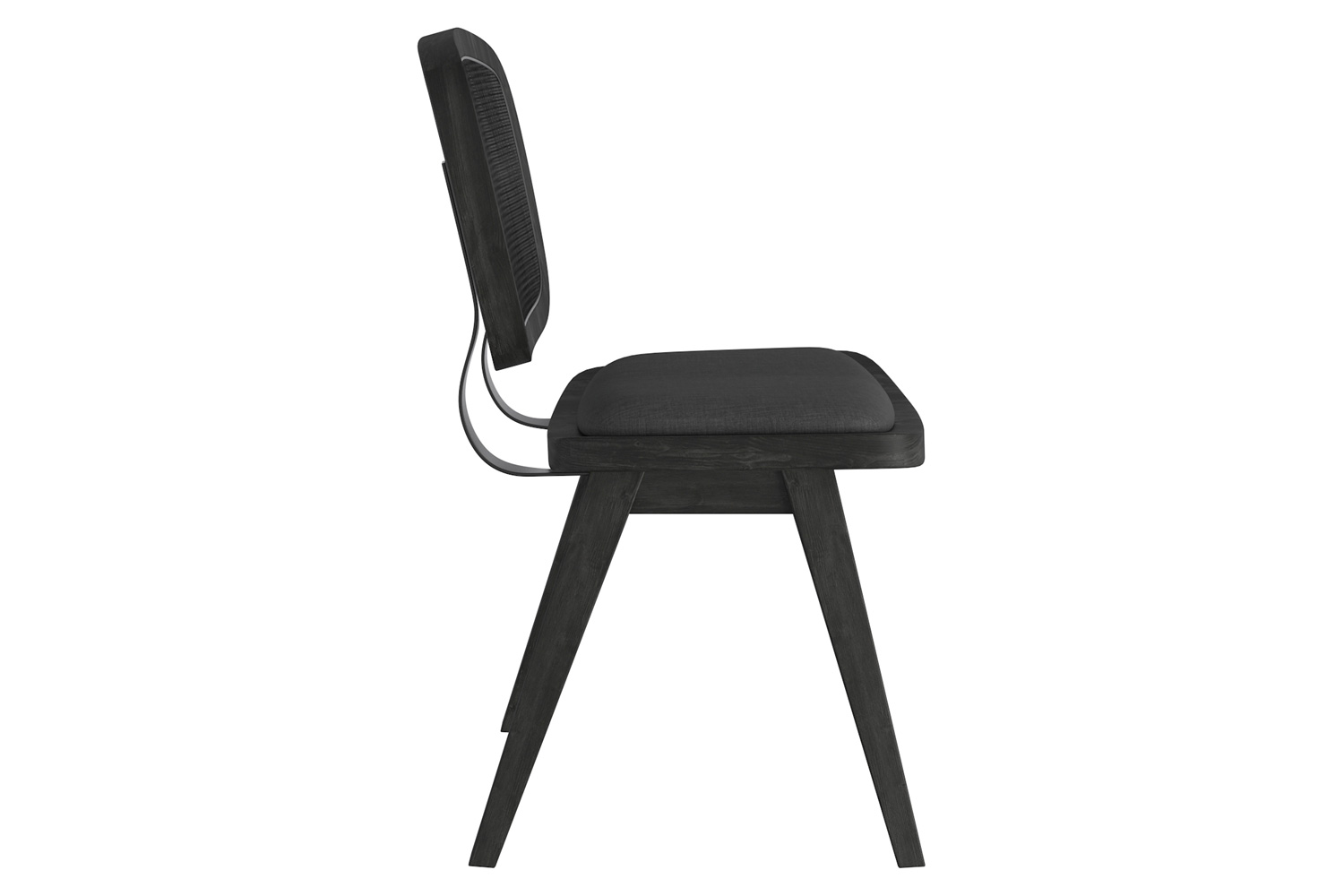 Worldwide Aster Side Chair Set of 2 - Charcoal