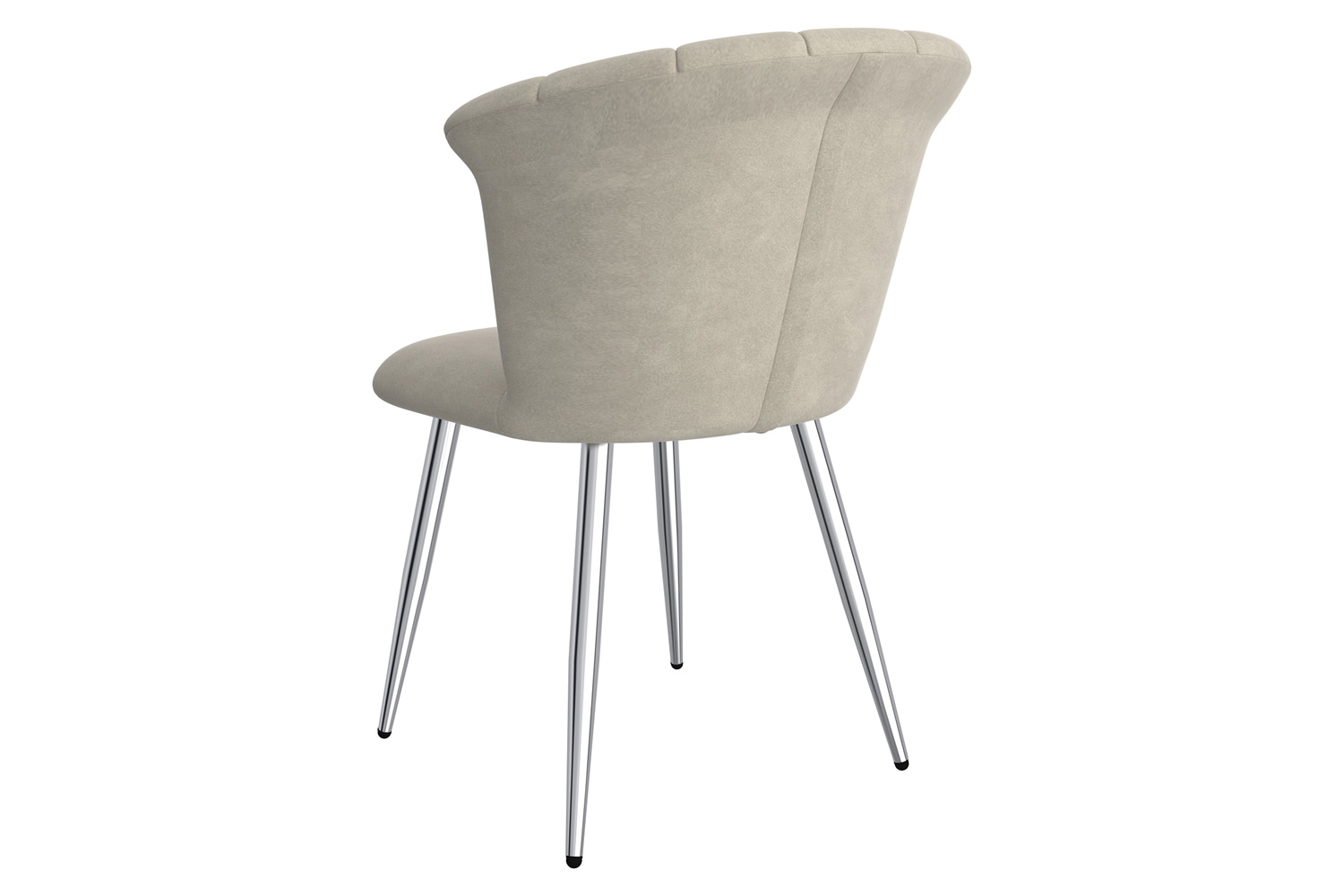Worldwide Orchid Side Chair Set of 2 - Gray/Silver