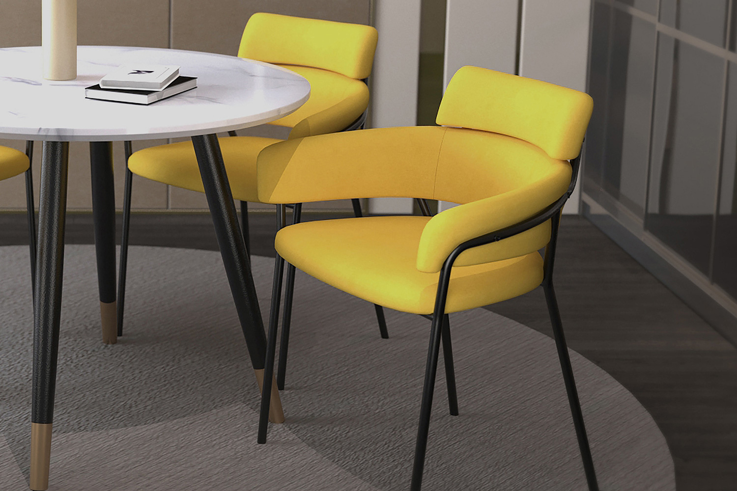 Worldwide - Axel Side Chair Set of 2