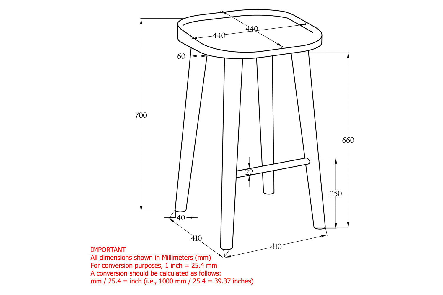 Worldwide Tahoe 26" Counter Stool - Natural