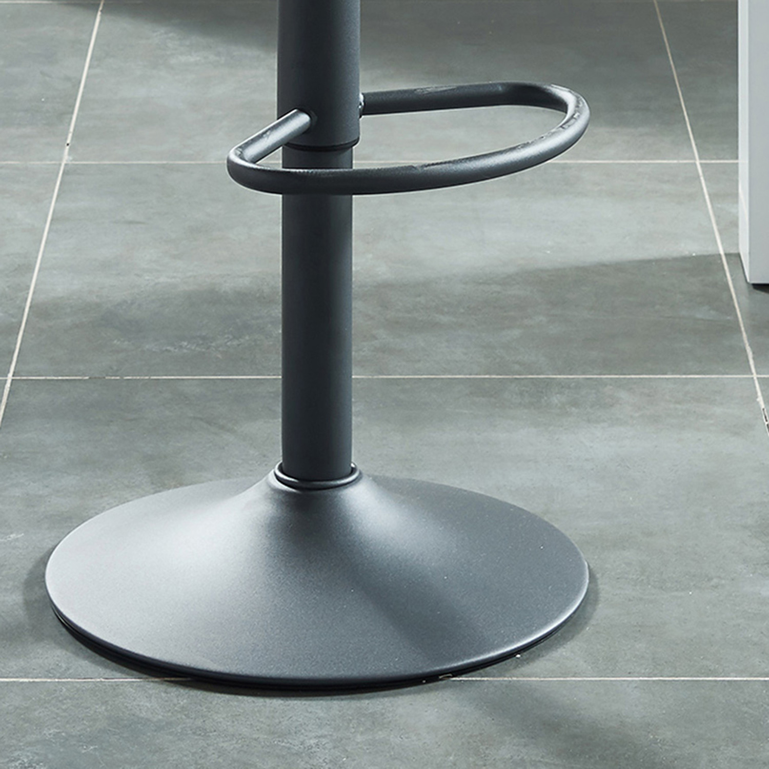Worldwide Pluto Adjustable Air-Lift Stool Set of 2 - Gray/Gray
